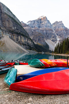 Moraine Lake in Banff National Park.