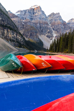 Moraine Lake in Banff National Park.