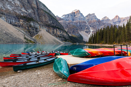 Moraine Lake in Banff National Park.