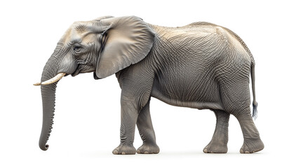 elephant isolated on white