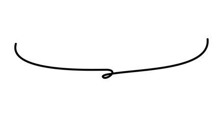 細いペンの手書き吹き出し_黒