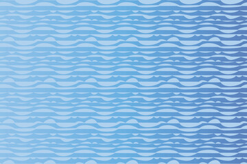 Obraz premium Blue Teal Gradient Wave Pattern Background