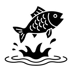 Jumping Fish Icon