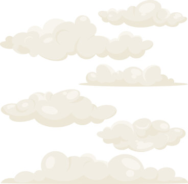 sey of cumulus clouds