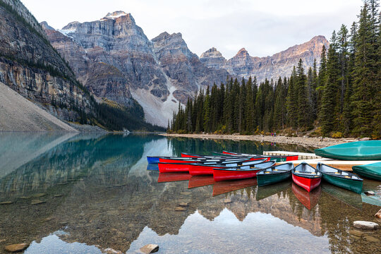 Moraine Lake in Banff National Park.