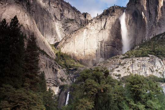 Upper and Lower Falls Yosemite National Park