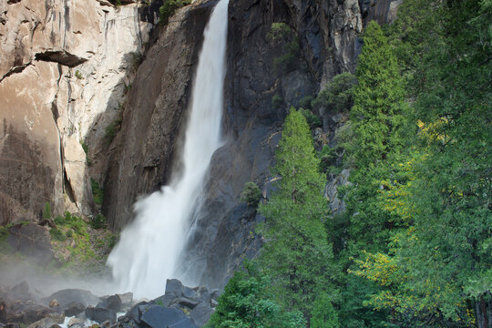 Lower Yosemite Falls In Full Roar