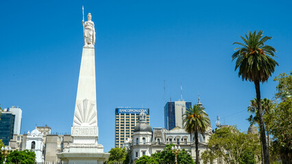 Obraz premium Historic and ornate architecture showcasing colonial and classical styles in Buenos Aires