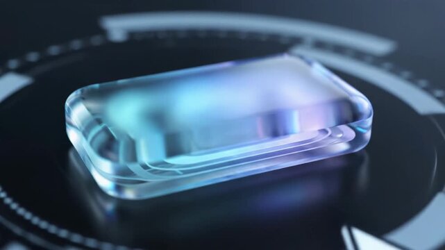 Video showcasing a floating glassmorphism button with elegant hover micro interaction and responsive feedback animation, perfect for fintech apps, cloud platforms, and premium digital products,