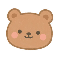 Fototapeta premium Teddy bear head