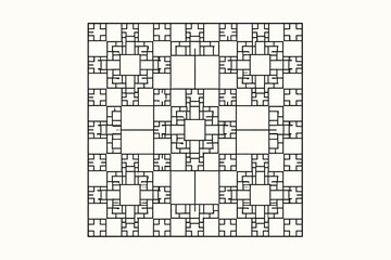 Fototapeta premium grid structure with minimal geometric repetition 