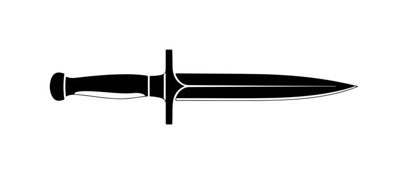 Vector dagger icon
