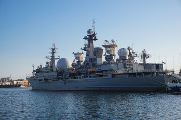 Fototapeta premium Ships in the bay of Vladivostok