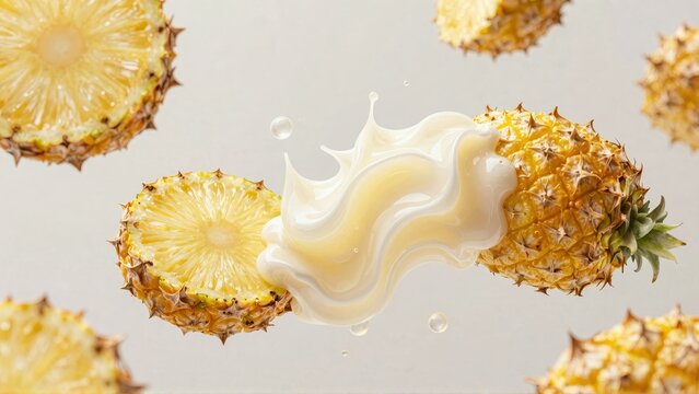 Frothy milk being poured into a cup of coffee