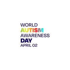 Obraz premium WORLD AUTISM AWARENESS DAY SYMBOL/ICON PNG