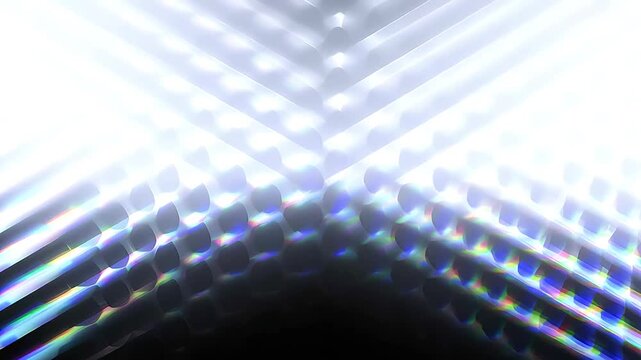 Abstract futuristic digital background with intersecting lines and holographic effect.