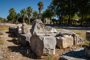 Ruins of the ancient city of Perge, Turkey	