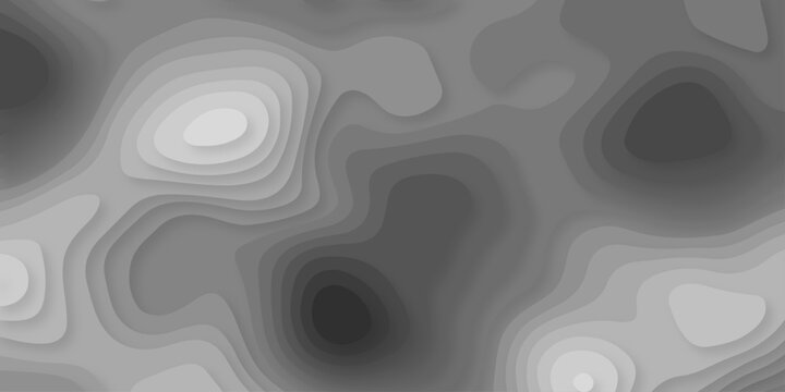 Abstract with circles Black and gray papercut luxury diamond creative paper spiral background. vector natural shadow papercut web banner template diamond technology texture.