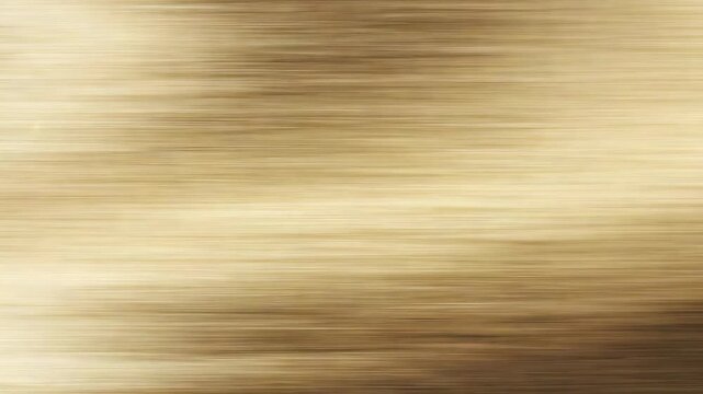 Shiny brushed gold metal texture with horizontal lines and subtle light reflections. Elegant metallic background perfect for luxury design and modern branding projects