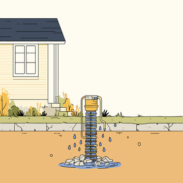 Cross Section of Gravel Drainage System