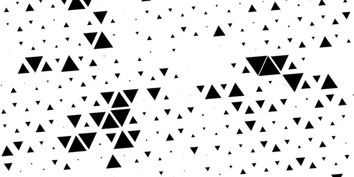 Seamless halftone triangle pattern. Random vector noise texture. Vector ilustration