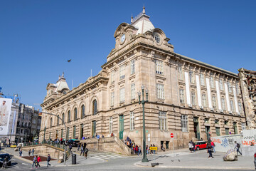 Fototapeta premium São Bento railway station building, Porto, Portugal, Europe