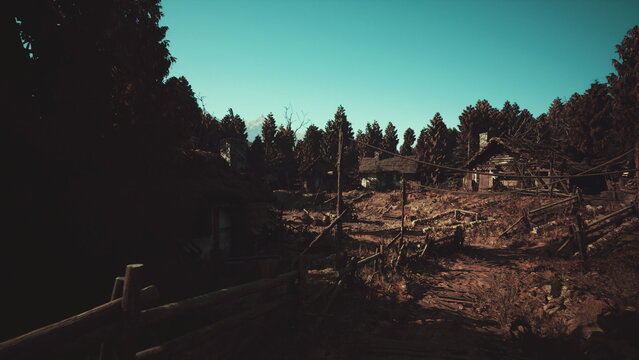Hiker pauses at old fence, Weathered fence posts mark trail along open ridge, Hiker stops to capture sweeping vista of valley beyond worn wooden fence