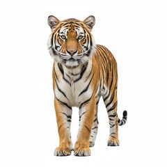 Obraz premium white tiger isolated on white