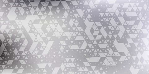 Obraz premium Seamless halftone triangle pattern. Random vector noise texture