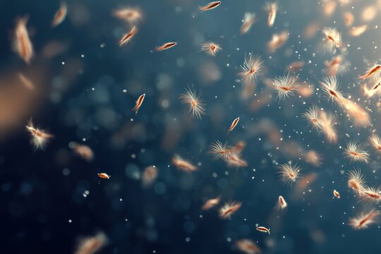 Seasonal Allergies: Airborne Pollen Particles