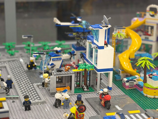 Fototapeta premium Lego city police station playset