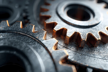 Precision Gear Mechanism With Subtle Data Overlay