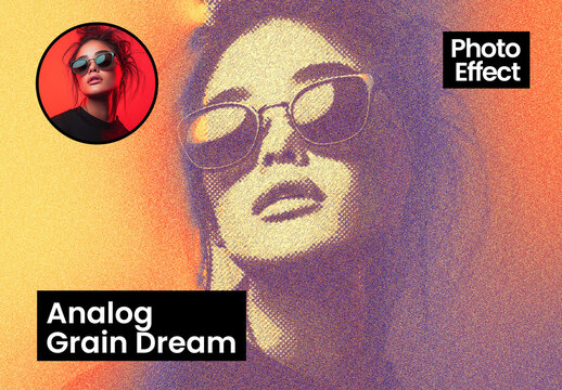 Analog Grain Dream Photo Effect