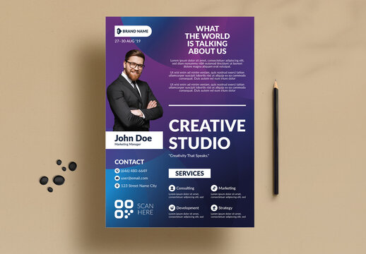 Business Flyer Template Layout