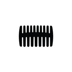 Beard Comb Mascot Glyph