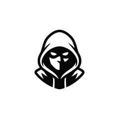 Cyber Hacker Avatar Chunky Mascot Glyph