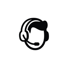 Support Agent Avatar Chunky Mascot Glyph