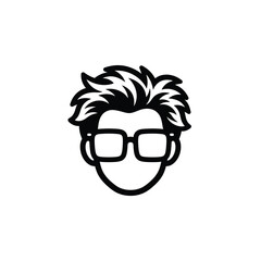 Data Scientist Avatar Chunky Mascot Glyph