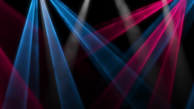 Animated background with party spot light and smoke.