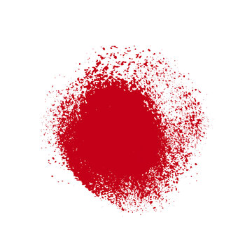 Roter Farbspritzer als Hintergrund