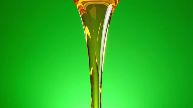 Liquid splash forming an x-shape burst in a dynamic motion graphic design