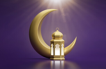 Arabic lantern for ramadan