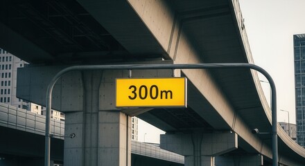 A Modern View Of Urban Road Transportation With Directional Signage In Sight