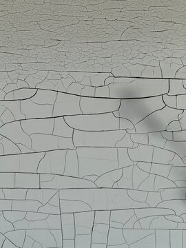 Background - texture: irregularly cracked, white wall