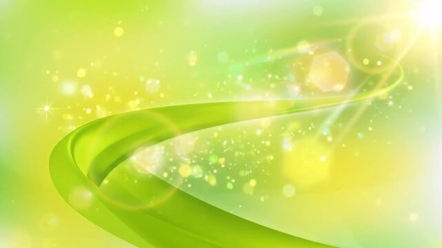 Emerald Flow Green Swirl with Sunburst, and Sparkles Natural Energy Vibe.