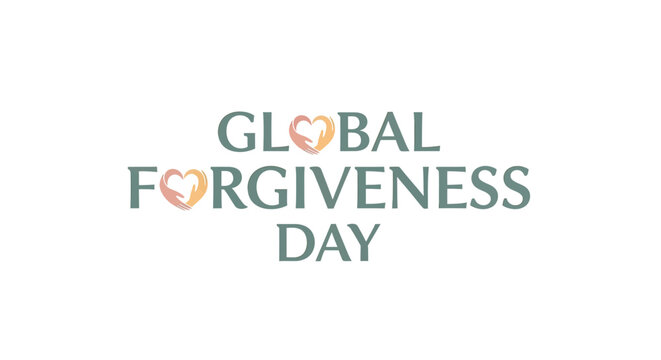 Global Forgiveness Day Logo Design Concept.