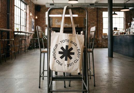 Canvas Tote Bag Mockup
