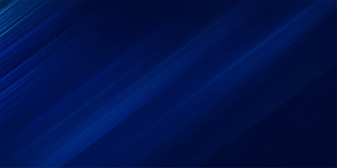 Obraz premium A dark blue abstract background featuring soft wave patterns and glowing digital lines that create a motion blur effect for a professional artistic wallpaper design