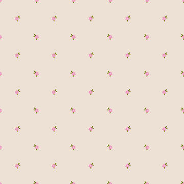 Seamless pattern with spring catharanthus flowers. Vector illustration for bed linen, stationery, postcard, textile