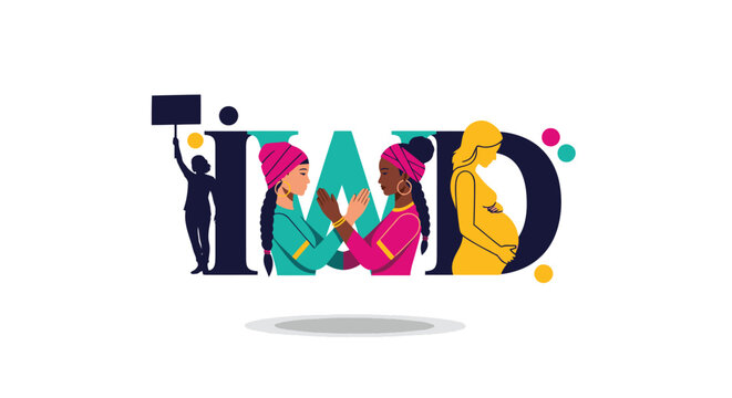 Colorful IMD Logo Design with Characters.